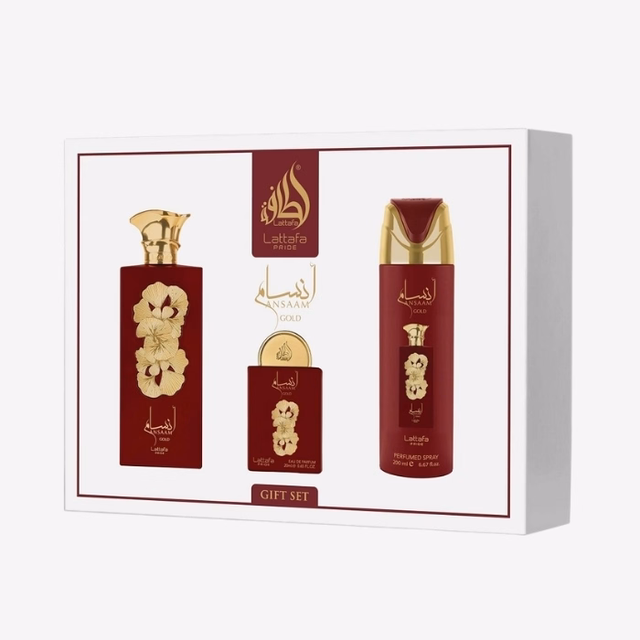 Lattafa Pride Ansaam Gold - ZESTAW