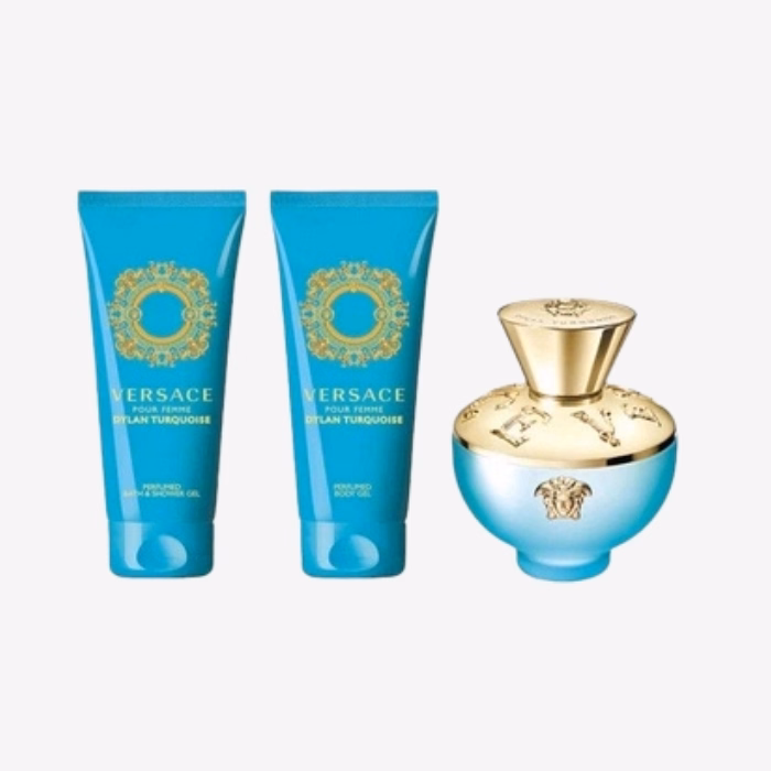 Versace Aqu Femme Dylan Turquoise ZESTAW | Perfumeria NURSAFA Bydgoszcz