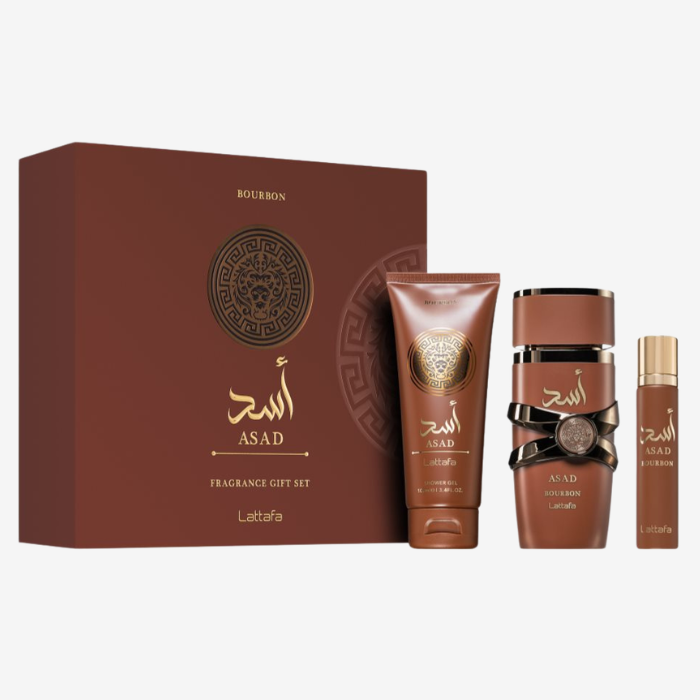 Lattafa Asad Bourbon ZESTAW