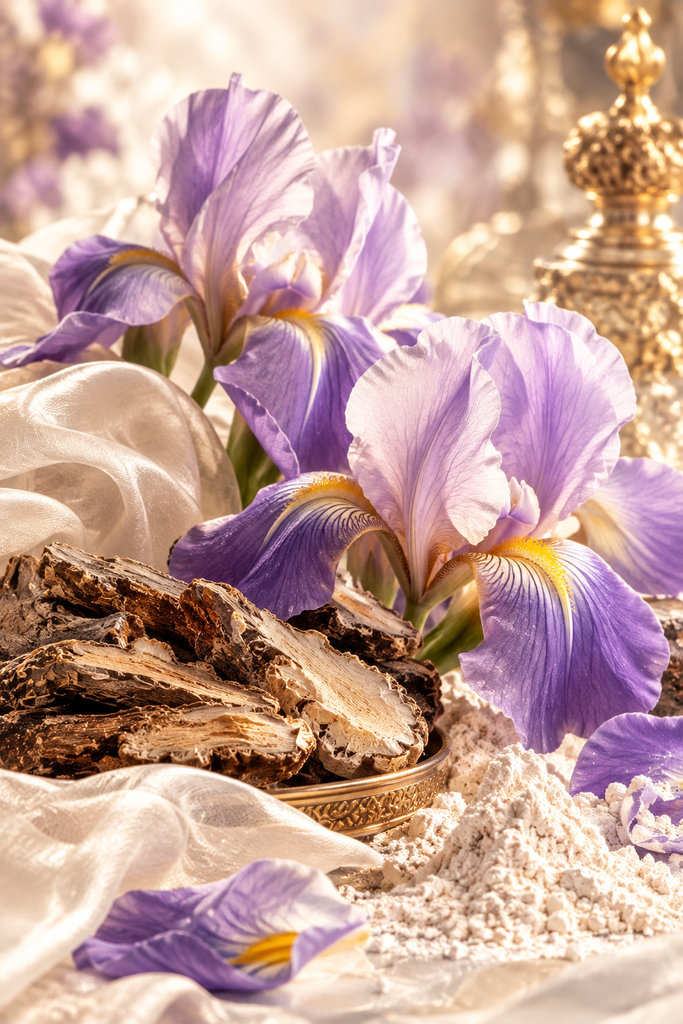 Irys (Iris/Orris) – pudrowa elegancja i luksusowa nuta zapachowa